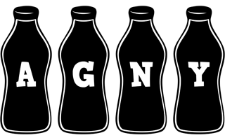 Agny bottle logo