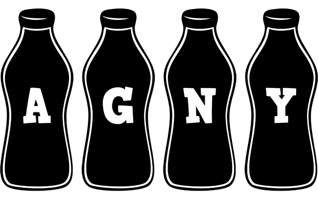 Agny bottle logo