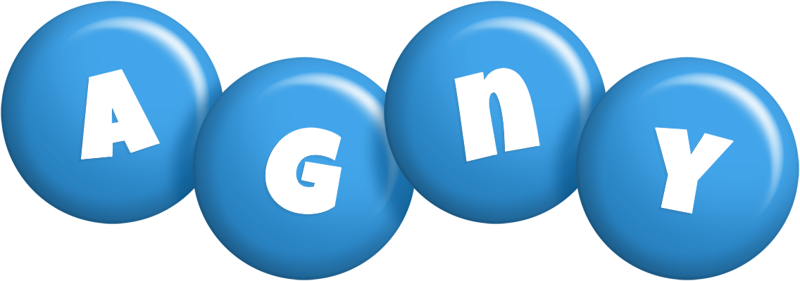 Agny candy-blue logo