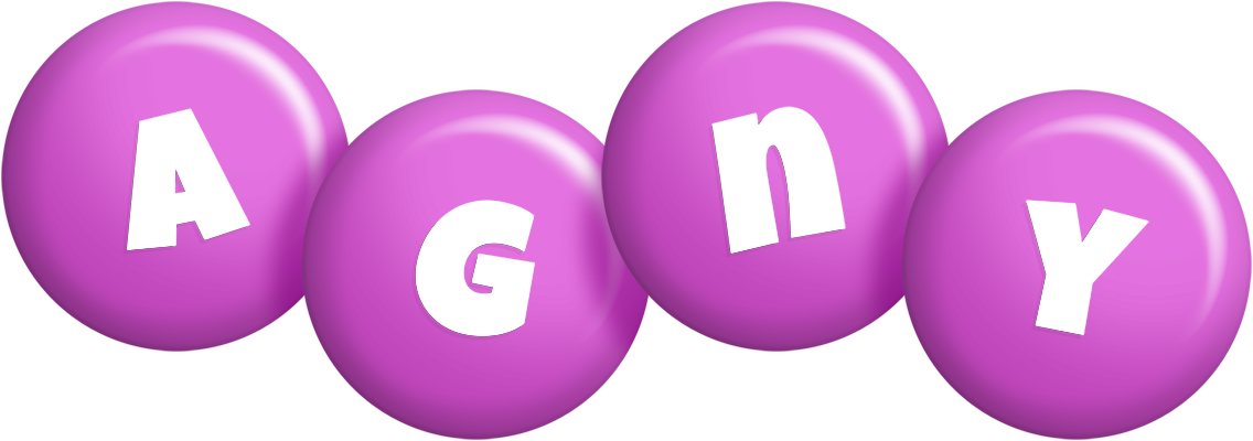 Agny candy-purple logo