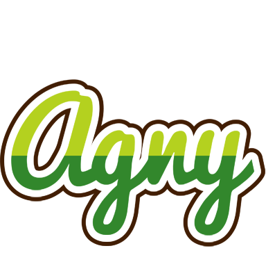 Agny golfing logo