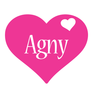 Agny love-heart logo