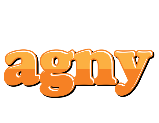 Agny orange logo