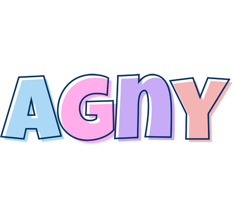 Agny pastel logo