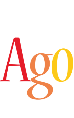 Ago birthday logo