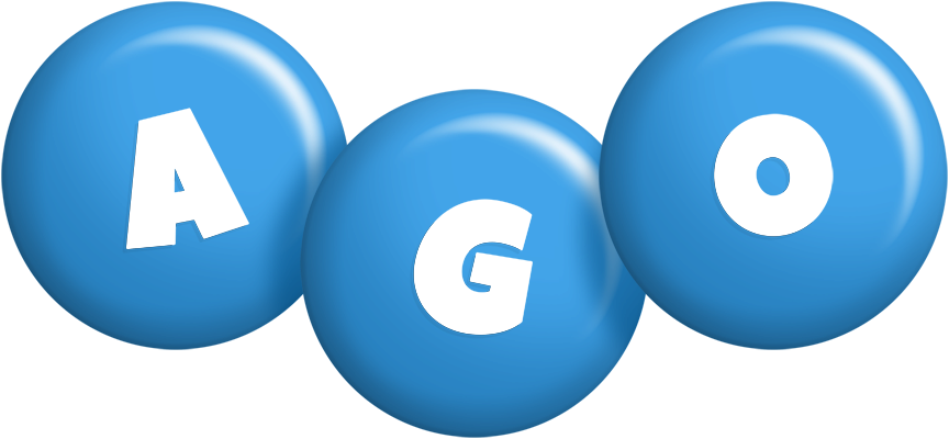 Ago candy-blue logo