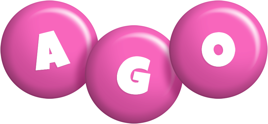 Ago candy-pink logo