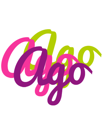 Ago flowers logo