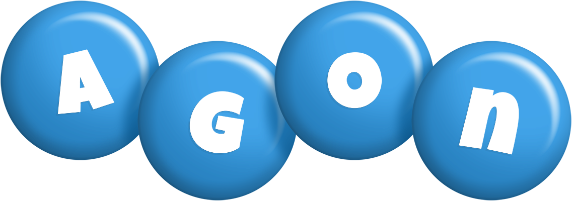 Agon candy-blue logo