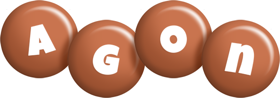 Agon candy-brown logo