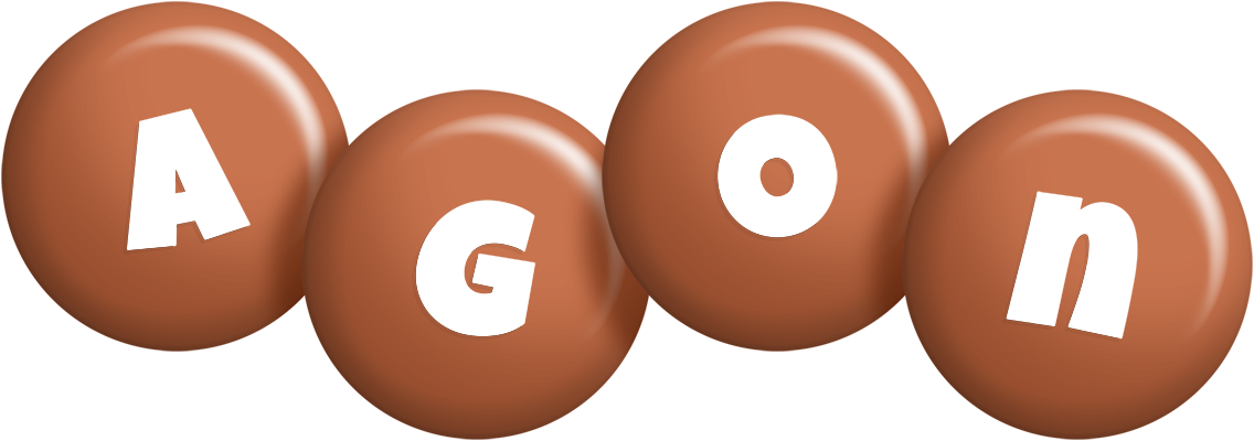 Agon candy-brown logo