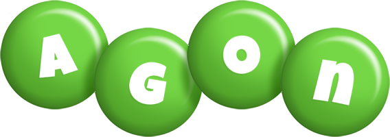 Agon candy-green logo