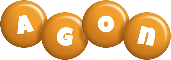 Agon candy-orange logo