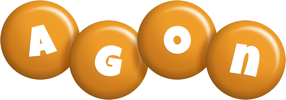 Agon candy-orange logo