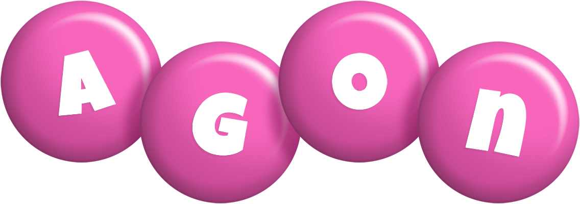 Agon candy-pink logo