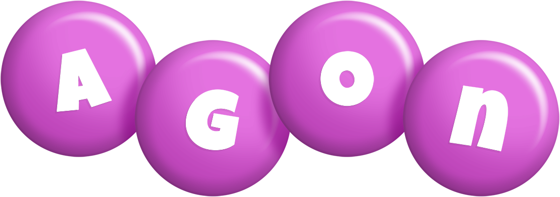 Agon candy-purple logo