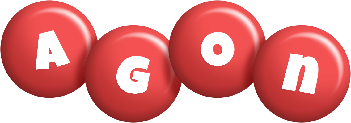 Agon candy-red logo
