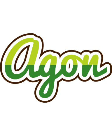 Agon golfing logo