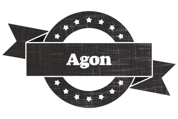 Agon grunge logo