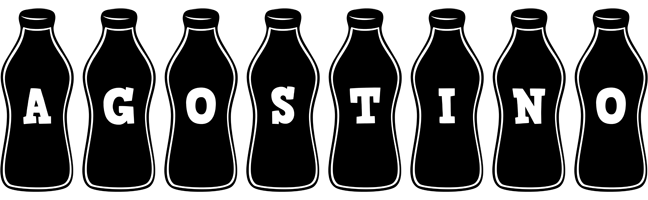 Agostino bottle logo