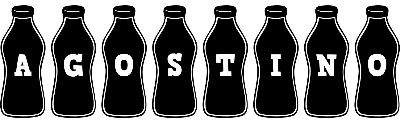 Agostino bottle logo