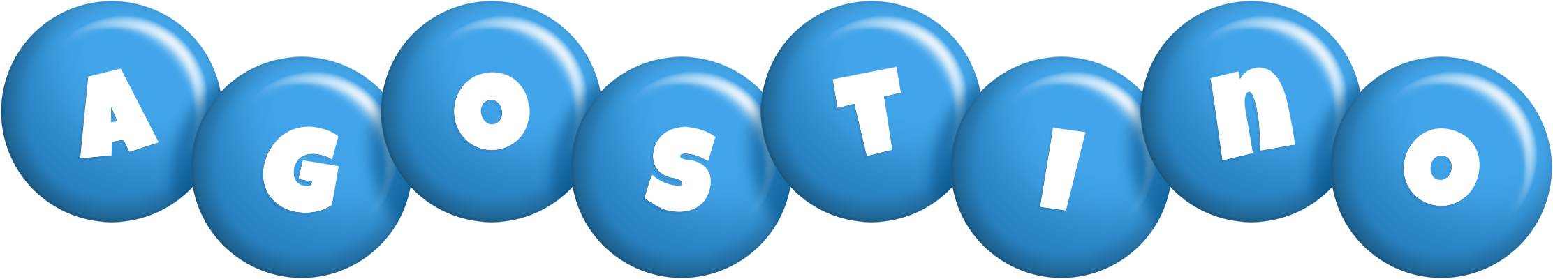 Agostino candy-blue logo