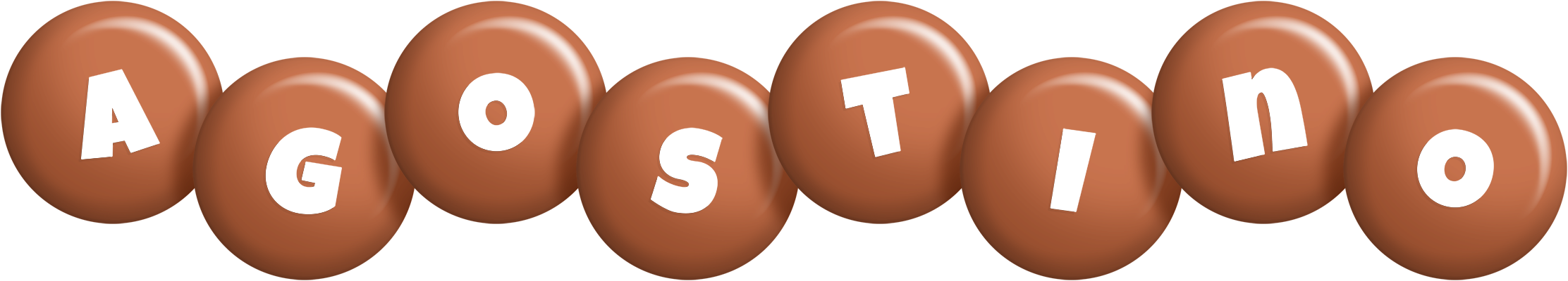Agostino candy-brown logo