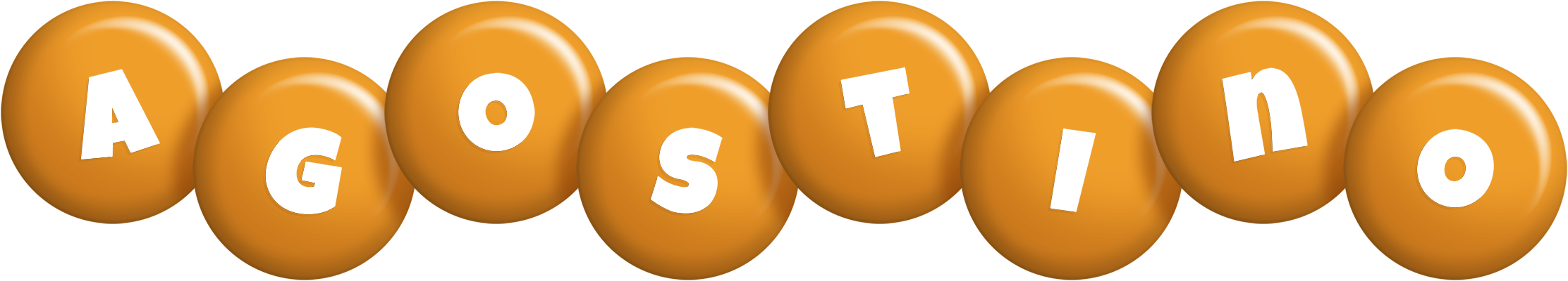 Agostino candy-orange logo