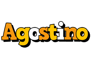 Agostino cartoon logo