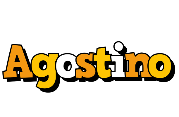 Agostino cartoon logo
