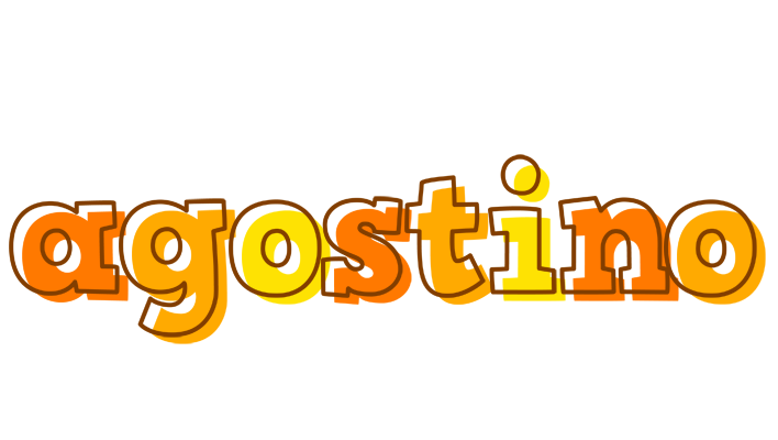 Agostino desert logo