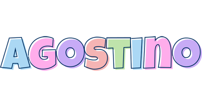 Agostino pastel logo