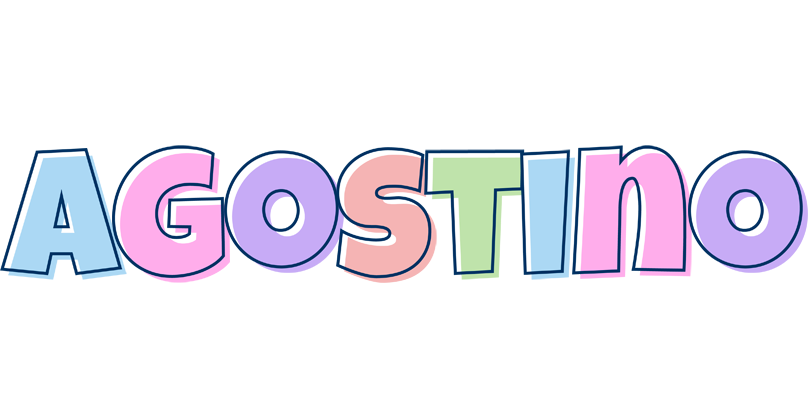 Agostino pastel logo