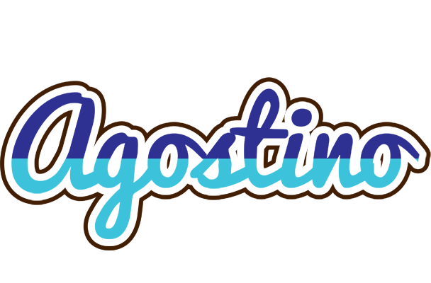 Agostino raining logo