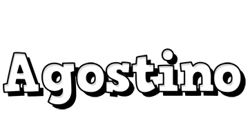 Agostino snowing logo