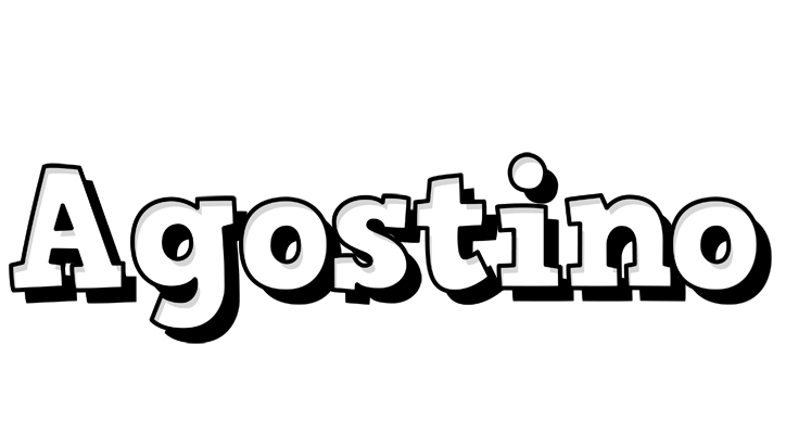 Agostino snowing logo