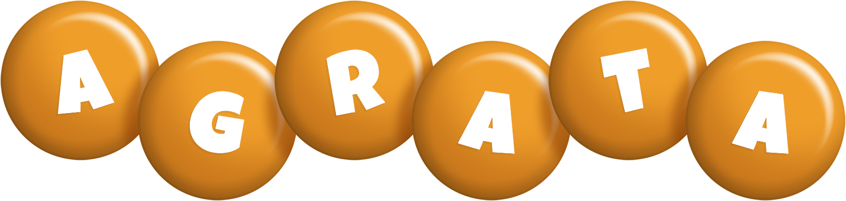 Agrata candy-orange logo