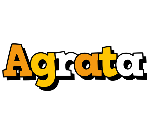 Agrata cartoon logo