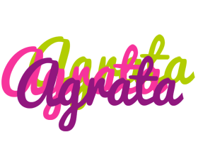 Agrata flowers logo
