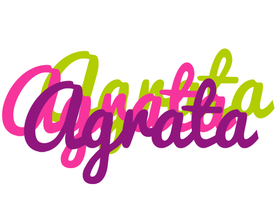 Agrata flowers logo