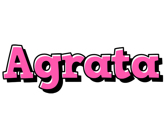 Agrata girlish logo