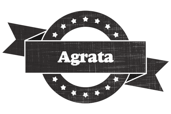 Agrata grunge logo