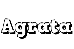 Agrata snowing logo