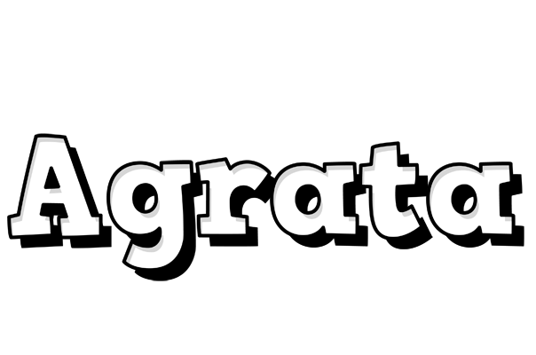 Agrata snowing logo
