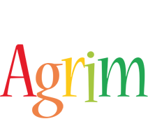 Agrim birthday logo