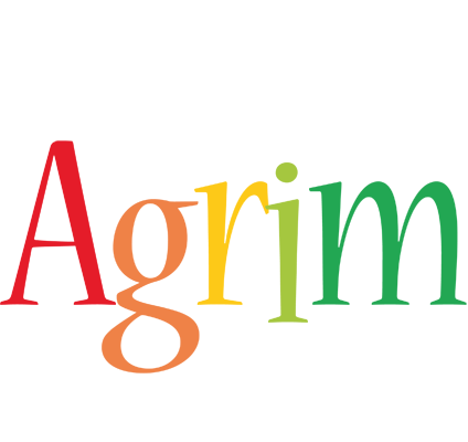 Agrim birthday logo