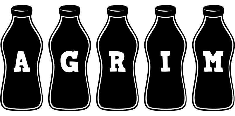 Agrim bottle logo