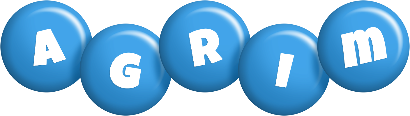Agrim candy-blue logo