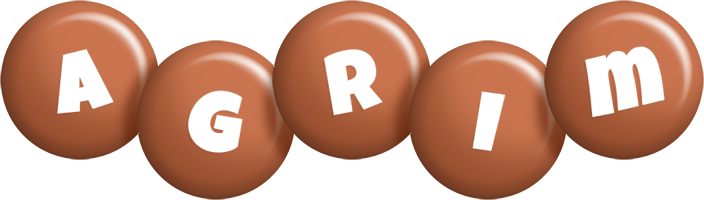 Agrim candy-brown logo