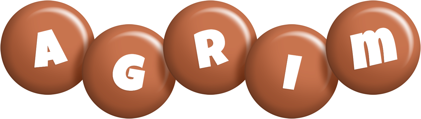 Agrim candy-brown logo